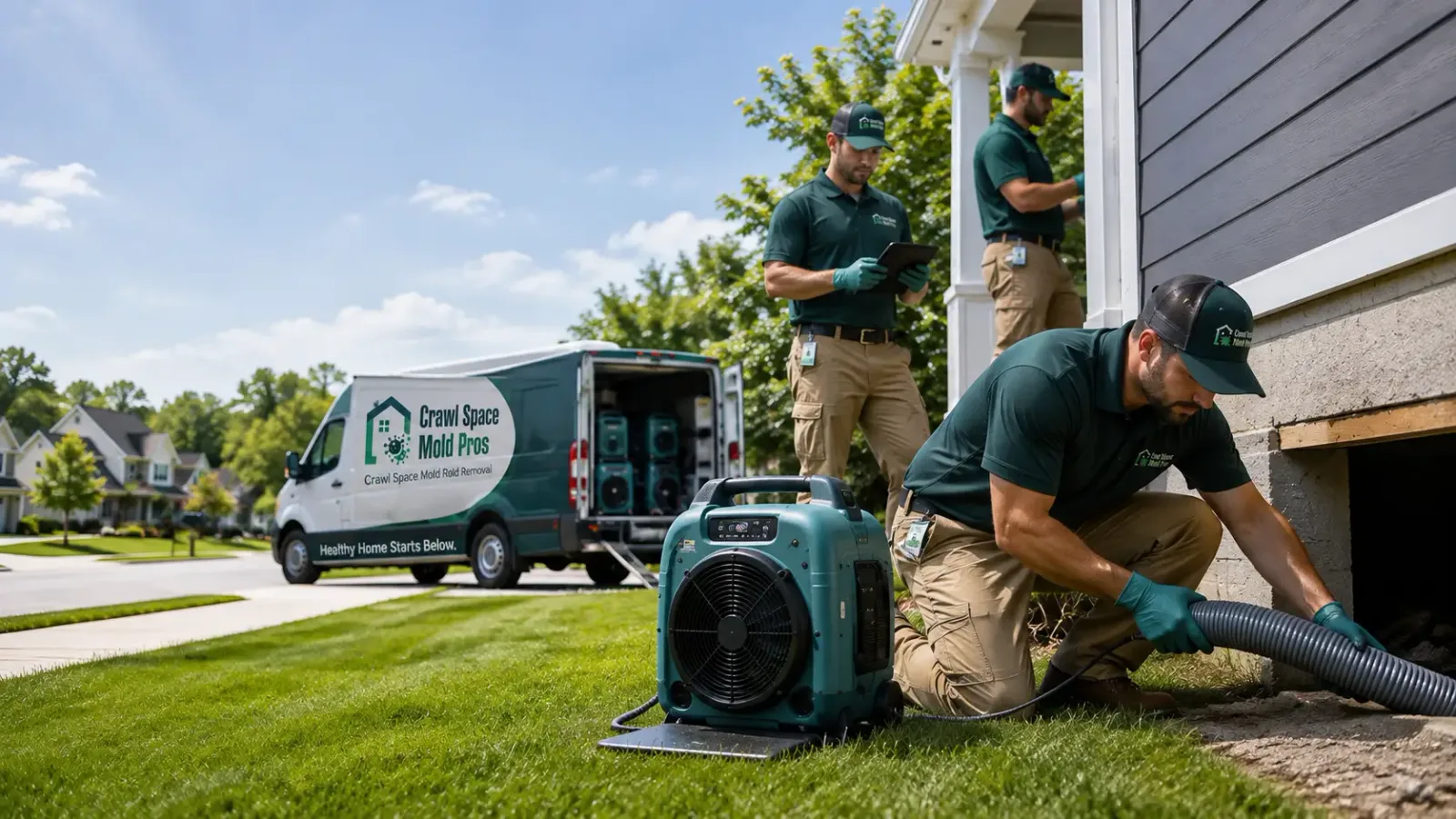 Crawl Space Mold Removal in Edgerton, KS